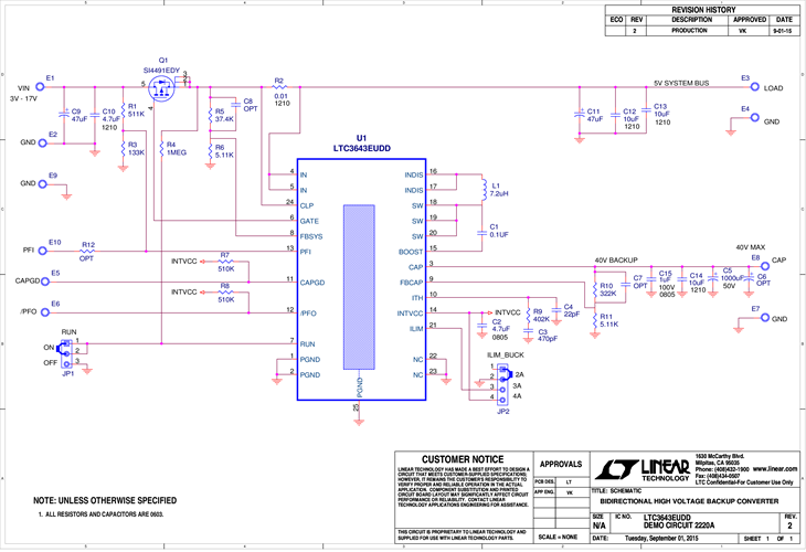 安馳科技 DC2220A ADI