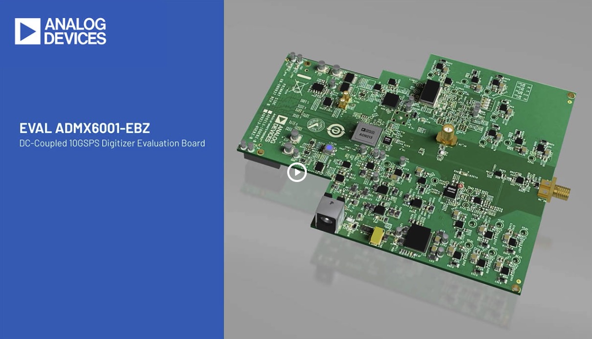 實現真正的低雜訊數位擷取的EVAL-ADMX6001開發板